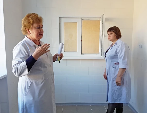 Naftogazvydobuvannya helped renovate a hospital’s department of pediatrics