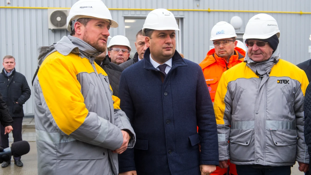 Прем'єр-міністр Володимир Гройсман відкрив після реконструкції Мачухську УПГ ДТЕК Нафтогаз
